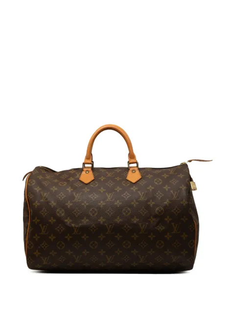 Louis Vuitton Pre-Owned 1991 Monogram Speedy 40 boston bag Brown V7CYZ6MM45P0JNNI