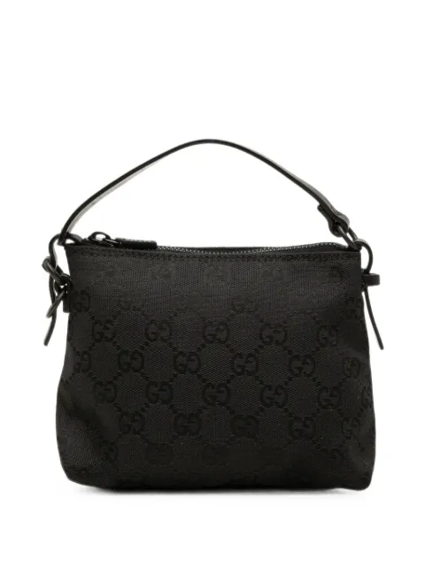 Gucci Pre-Owned 2000-2015 GG Canvas handbag Black OR7WDHTF86U3XHRT