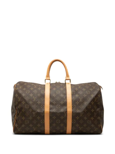 Louis Vuitton Pre-Owned 2002 Monogram Keepall 45 travel bag Brown EAN82B2RSAAW5E3X