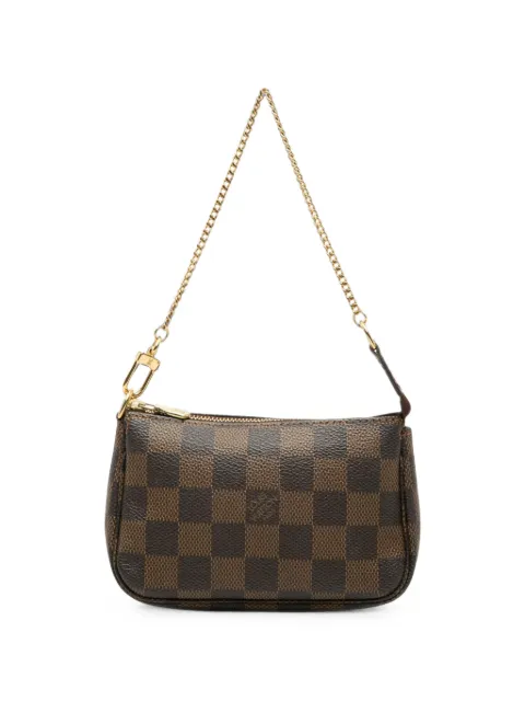 Louis Vuitton Pre-Owned 2008 Damier Ebene Mini Pochette Accessoires handbag Brown 0DQSSFYVVUCW4T5L