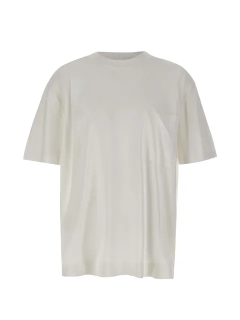 Filippo De Laurentiis chest-pocket ribbed-neck T-shirt White TS0MCTOV