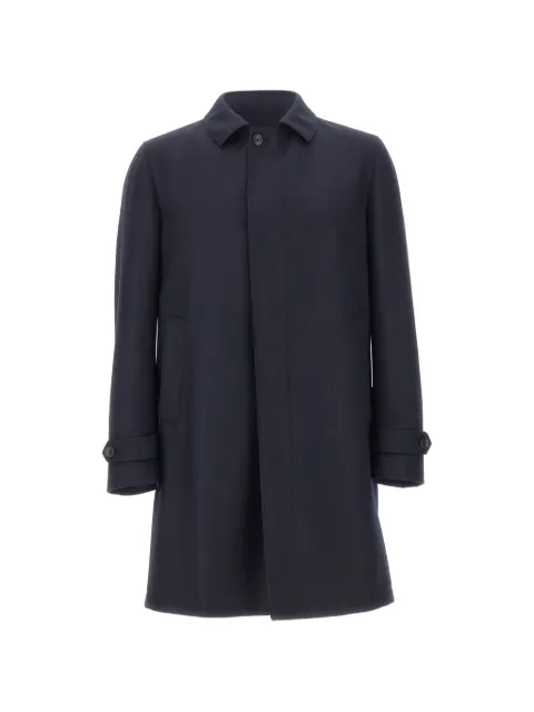 Tagliatore Alton concealed-button coat Blue ALTON150037B1065