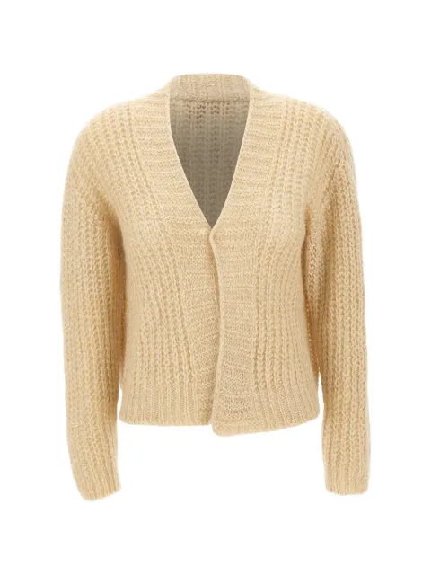 kaos sequin-embellished open-knit cardigan Neutrals SIJKT0191008
