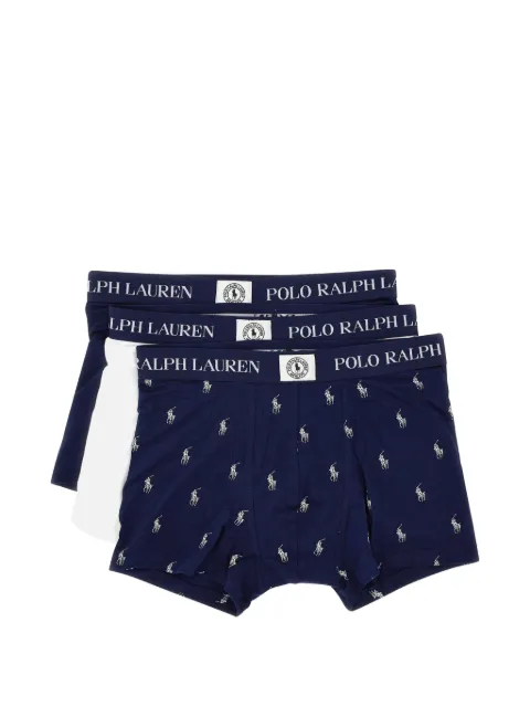 Polo Ralph Lauren logo-waistband stretch-cotton boxers (set of three) Blue 714981412