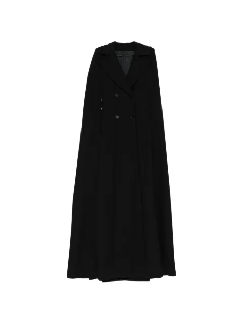 Elie Saab double-breasted riding cape Black 583526
