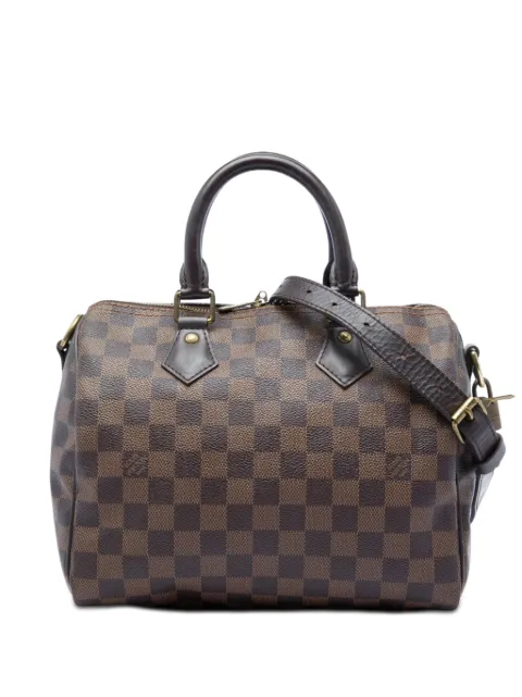 Louis Vuitton Pre-Owned 2016 Damier Ebene Speedy Bandouliere 25 satchel Brown A0CUAIMKF9SE624W