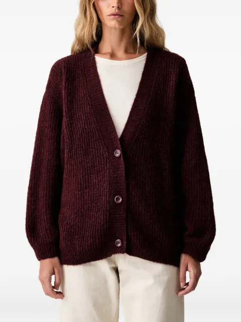 American Vintage East V-neck cardigan Red EAST19P