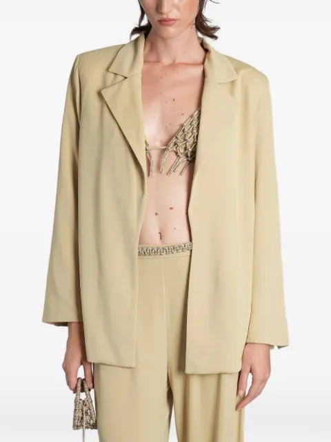 Hibourama Diana notch-lapels blazer Green RTWHIBDIANA