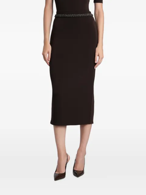 Hibourama Hera midi skirt Brown RTWHIBHERA