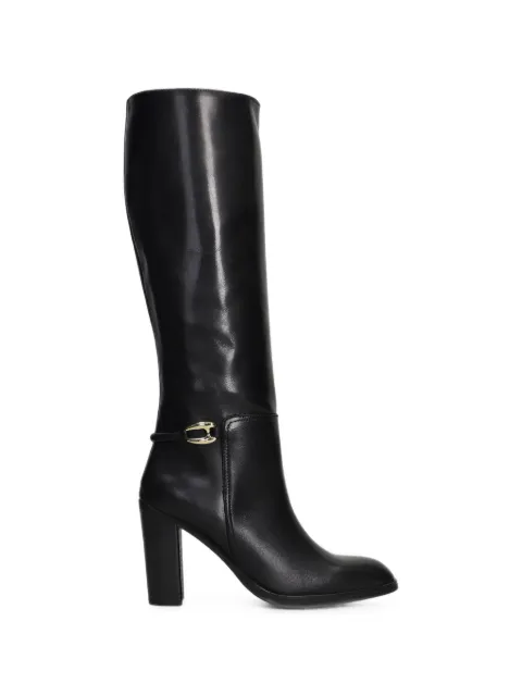 Chantal buckle-detail knee-high boots Black 3217