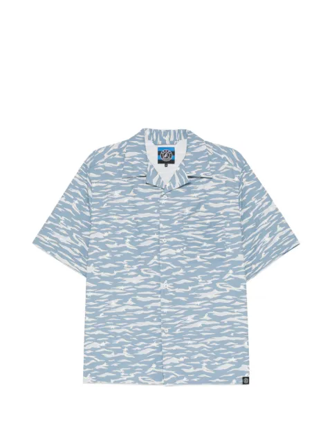 SPORT b. by agnès b. all-over graphic-print shirt Blue C680QI4U