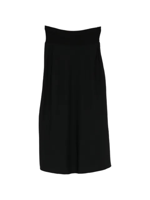 agnès b. elasticated-waist flared skirt Black O865UQ87