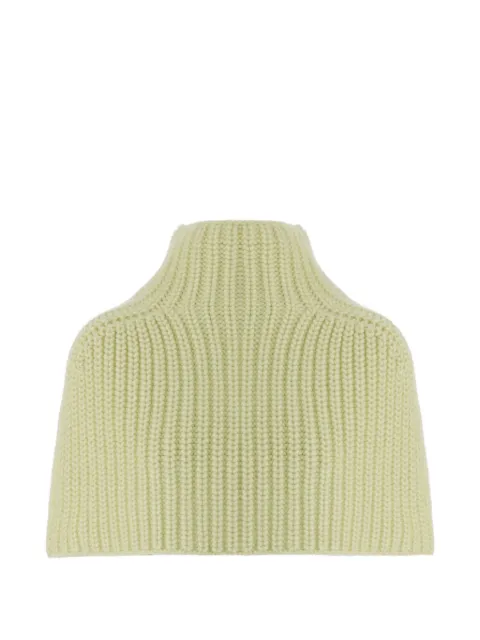 SA SU PHI ribbed-knit cashmere cape Yellow W266350400
