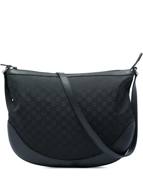 Gucci Pre-Owned 2016-2026 GG Nylon crossbody bag Black 41L0OBM7WSBVFBPP
