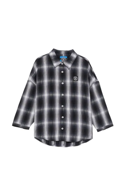 SPORT b. by agnès b. logo-patch shirt Black C550QC0H