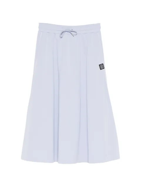 SPORT b. by agnès b. logo-patch skirt Blue K329QJ2I