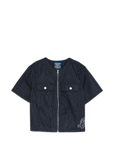 SPORT b. by agnès b. logo-embroidered shirt Blue C724QR91