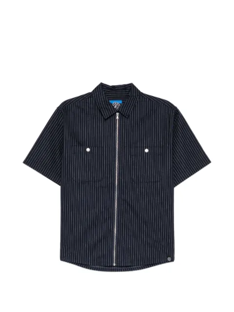 SPORT b. by agnès b. chest pocket striped shirt Blue C722QR91