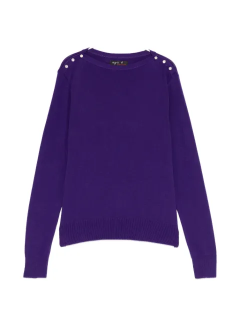 agnès b. Badiane sweater Purple EDL4J155