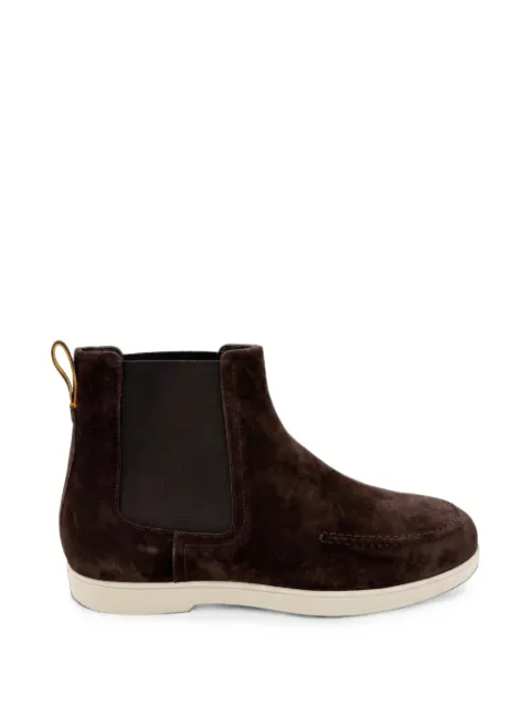 Moorer suede-finish slip-on Chelsea boots Brown CESARP5