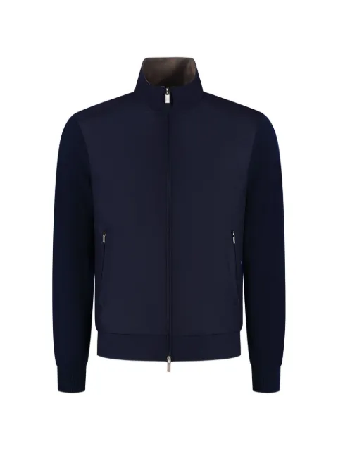 Paul & Shark zip-up panelled jacket Blue 16311249940
