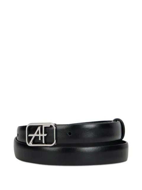 Alberta Ferretti logo-buckle leather belt Black C30106683