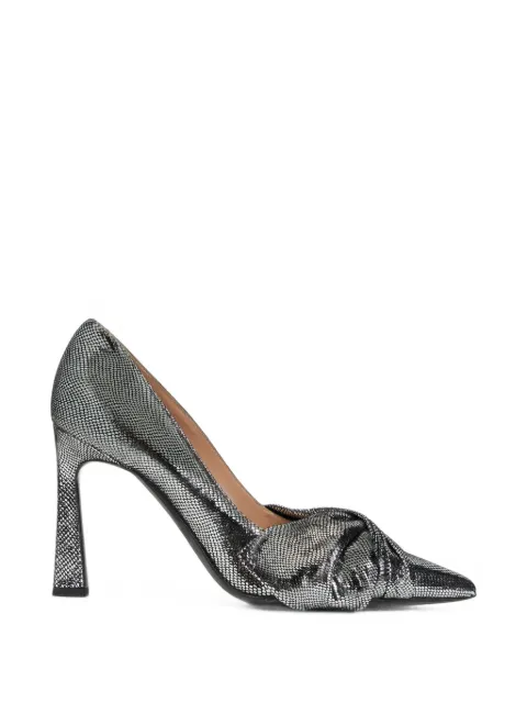 Alberta Ferretti knot-detail pointed-toe pumps Silver A60188014