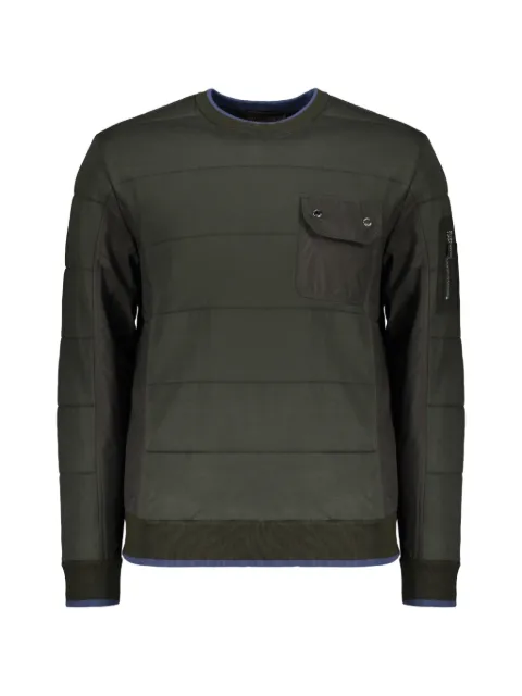 Moorer quilted long-sleeve sweater Green EMORYICK