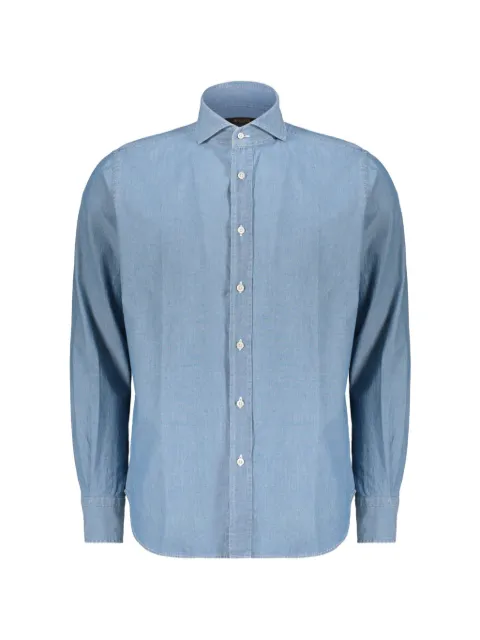 Moorer button-up denim shirt Blue COLTENDIVD01