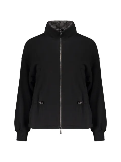 Moorer zip-up drawstring jacket Black TANYASTH
