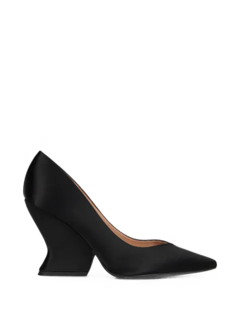 Alberta Ferretti pointed-toe sculptural-heel pumps Black A60158202