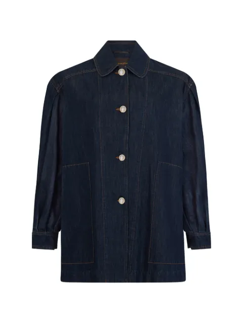 Moorer loose-fit denim jacket Blue BLUEMOONDKN