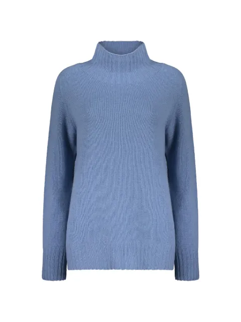 Moorer high-neck cashmere sweater Blue FIEMMECWS