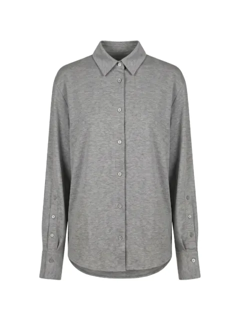 Moorer long-sleeve button-up shirt Grey LUXIASKC