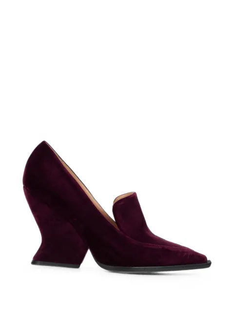 Alberta Ferretti sculptural-heel pumps Red A60168205
