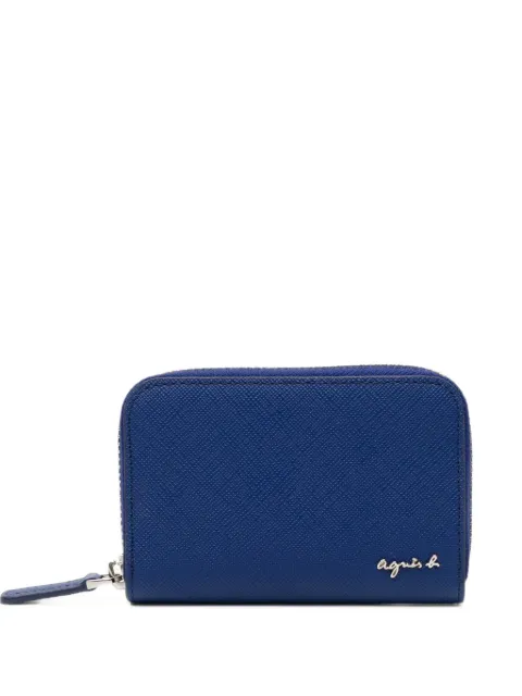agnès b. leather coin case Blue N447VCJ7