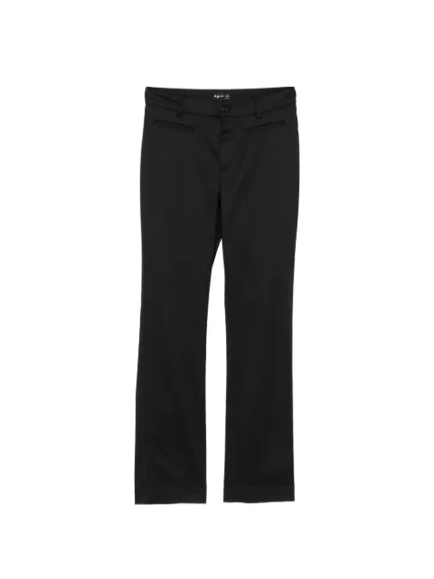 agnès b. contton suit trousers Black 7699U171