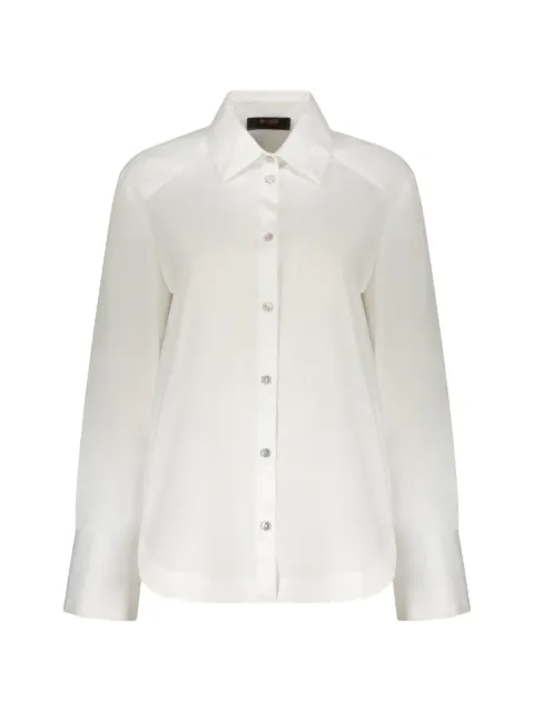 Moorer French-collar button-up shirt White SILVYEDIVDBT