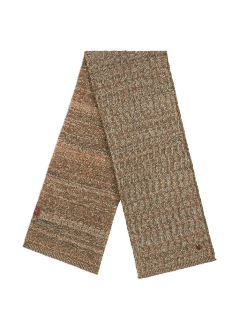 ETRO cable-knit cashmere scarf Green MATA0080AL11H