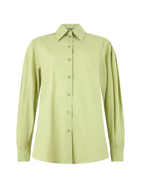 Alberta Ferretti button-up long-sleeved shirt Green A02076629