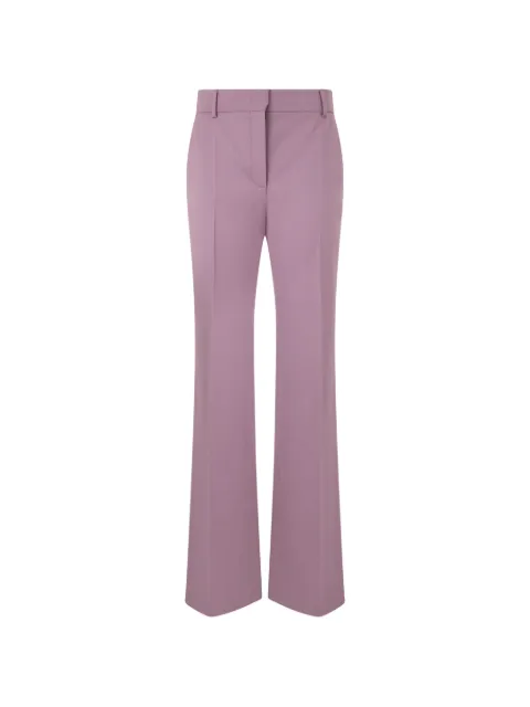 Alberta Ferretti pressed-crease tailored trousers Purple A03256627