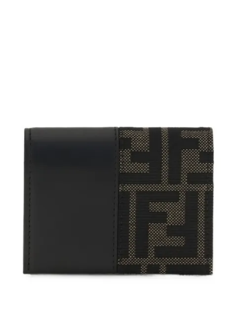 FENDI FF monogram cardholder Black 7M0396B139