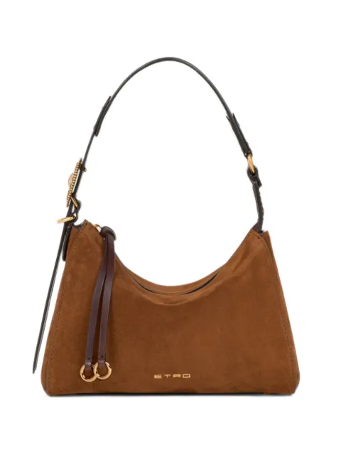 ETRO small suede Rosette bag Brown WP1B0046AP12U