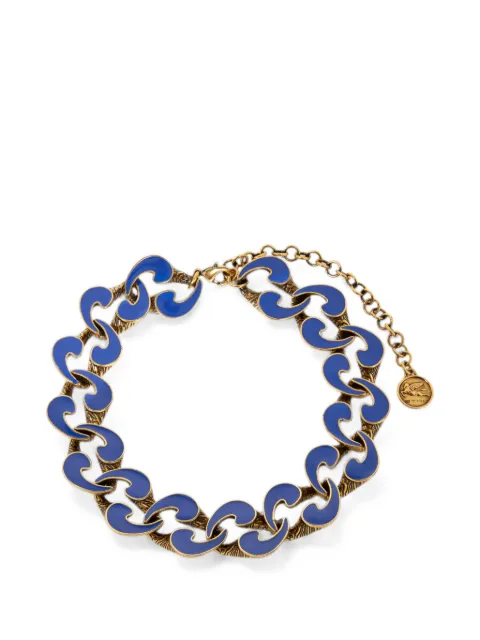 ETRO enamelled Paisley necklace Gold WF5C0069AM055