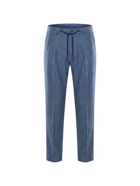 Moorer Anton drawstring-waist trousers Blue ANTONNA
