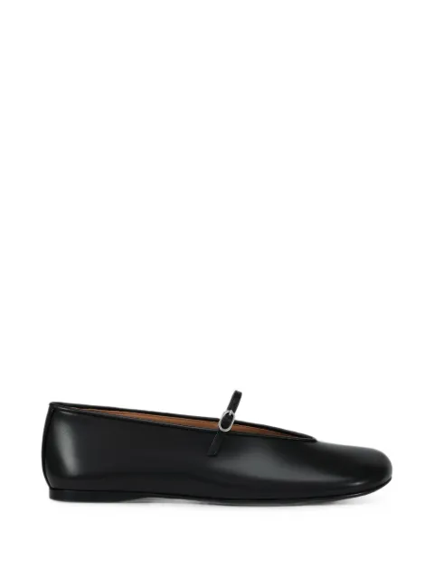 POTAMY leather ballet flats Black PP01575CN03BLACK26W