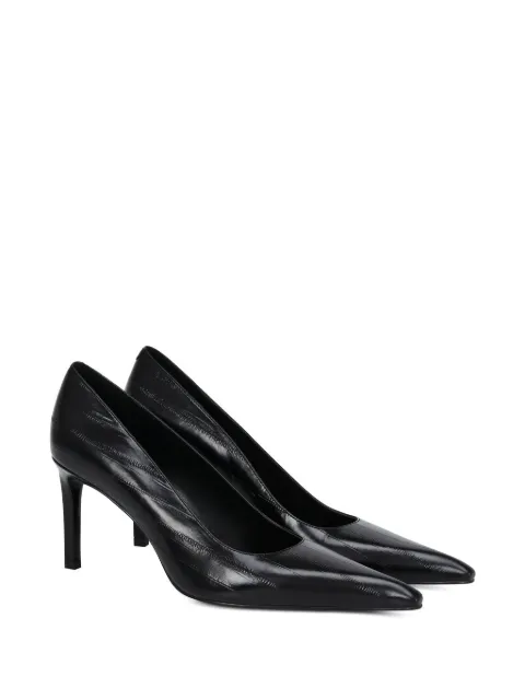 POTAMY pointed-toe leather pumps Black PP01552CN02BLACK26W