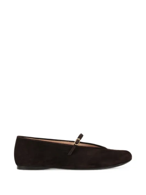 POTAMY suede ballet flats Brown PP01575CN03