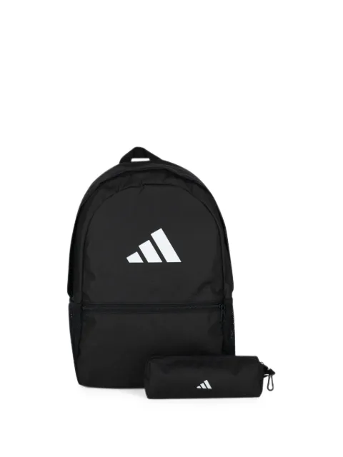 adidas logo-print backpack with pencil case Black ADIJI8081BLK