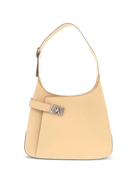 Ferragamo Pre-Owned 1990-2010 Leather Gancini shoulder bag Neutrals SBBS1TT2NVRNIXFI